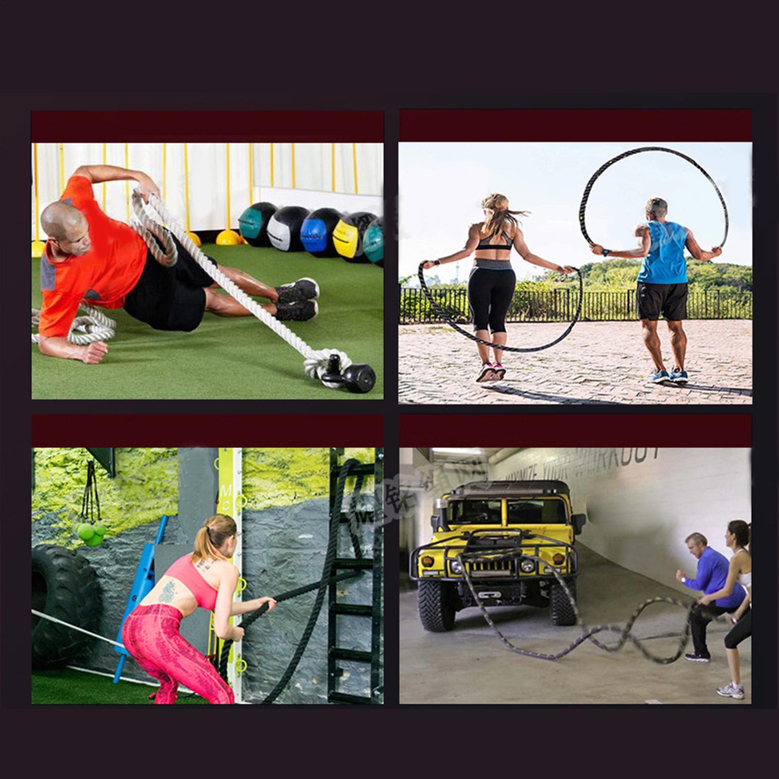 Battle Rope Heavy - Cuerda para saltar pesada, equipo de