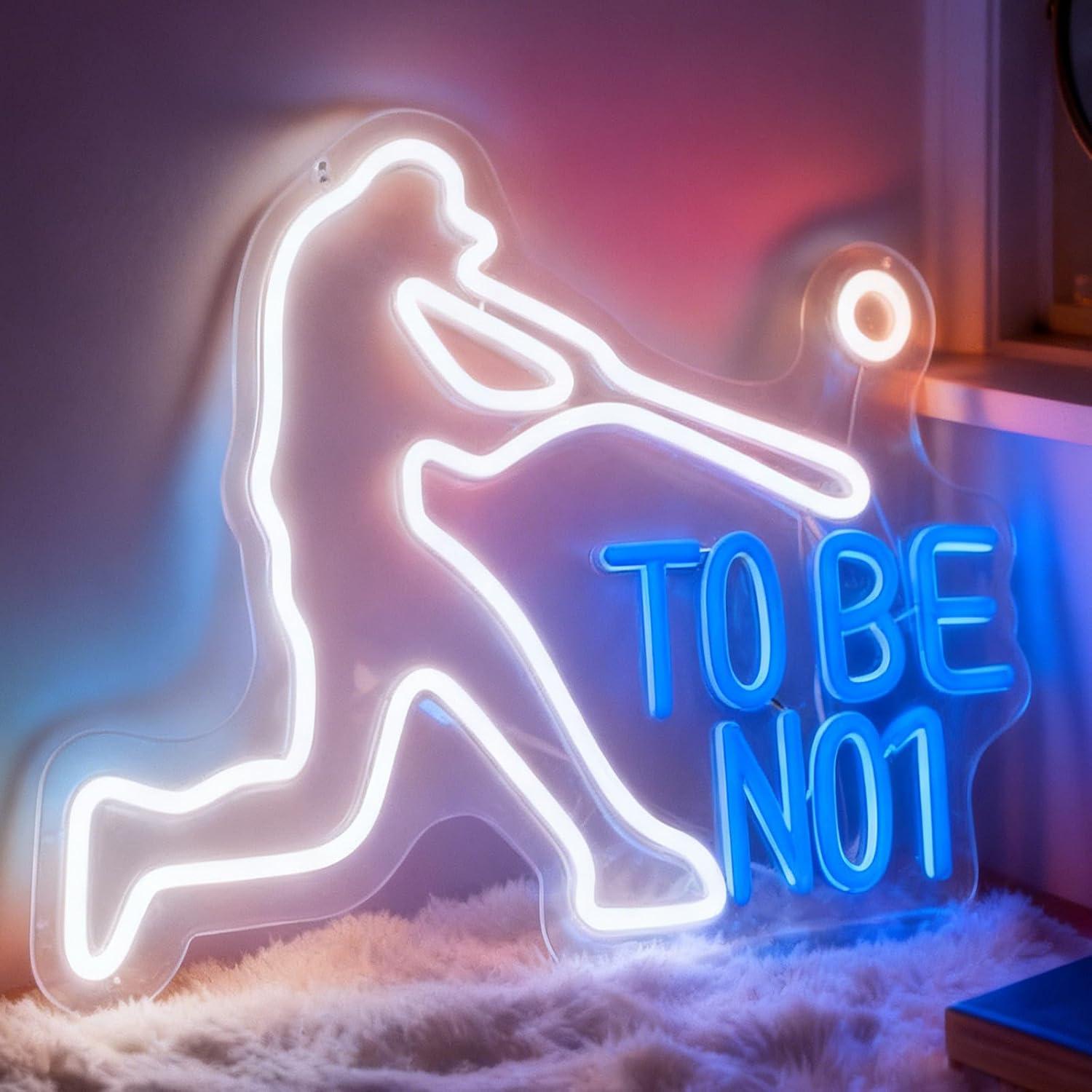 Home Gym Neon Sign - Letrero de neón To Be No1,