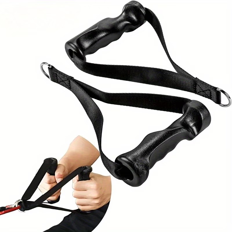Lat Pulldown Cable - 1 Par de Agarraderas Ergonómicas para