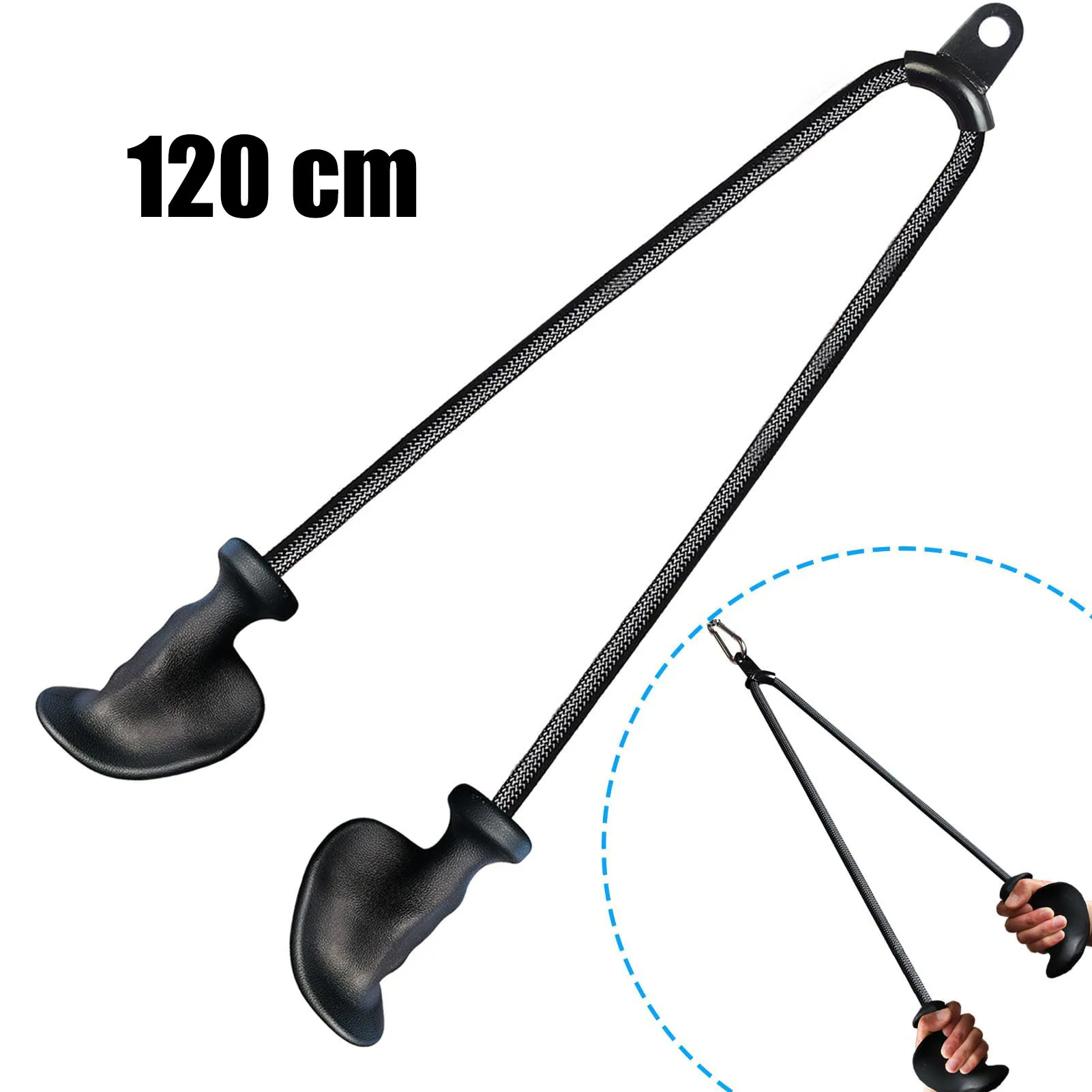 Cuerda ergonómica para tríceps - Lat Pulldown Cable reseña y precio