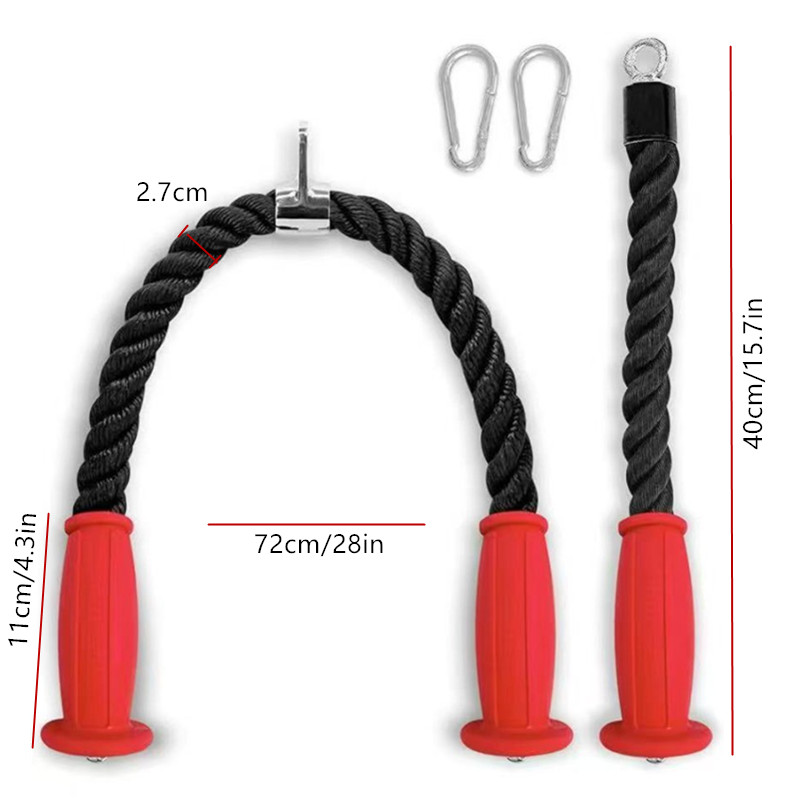 Cuerdas ergonómicas para tríce - Home Gym Routine reseña y precio