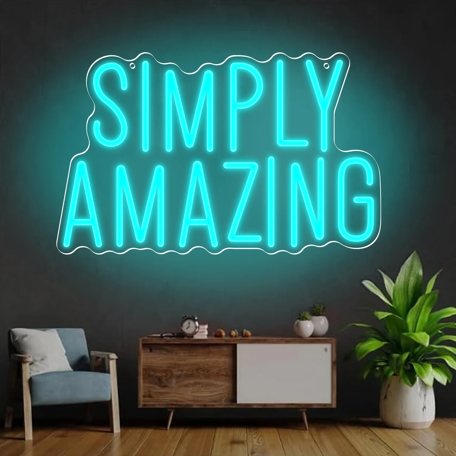Letrero de neón con un mensaje - Home Gym Neon Sign reseña y precio