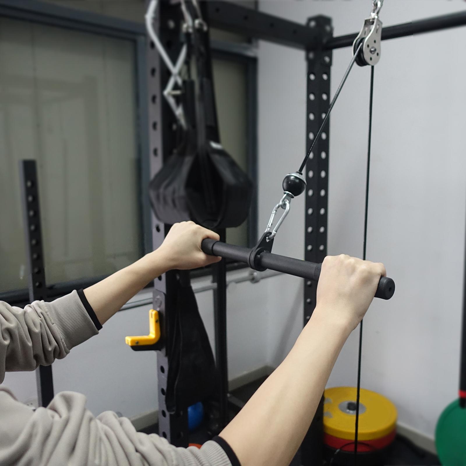 Barra recta giratoria LAT Cabl - Lat Pulldown Cable reseña y precio