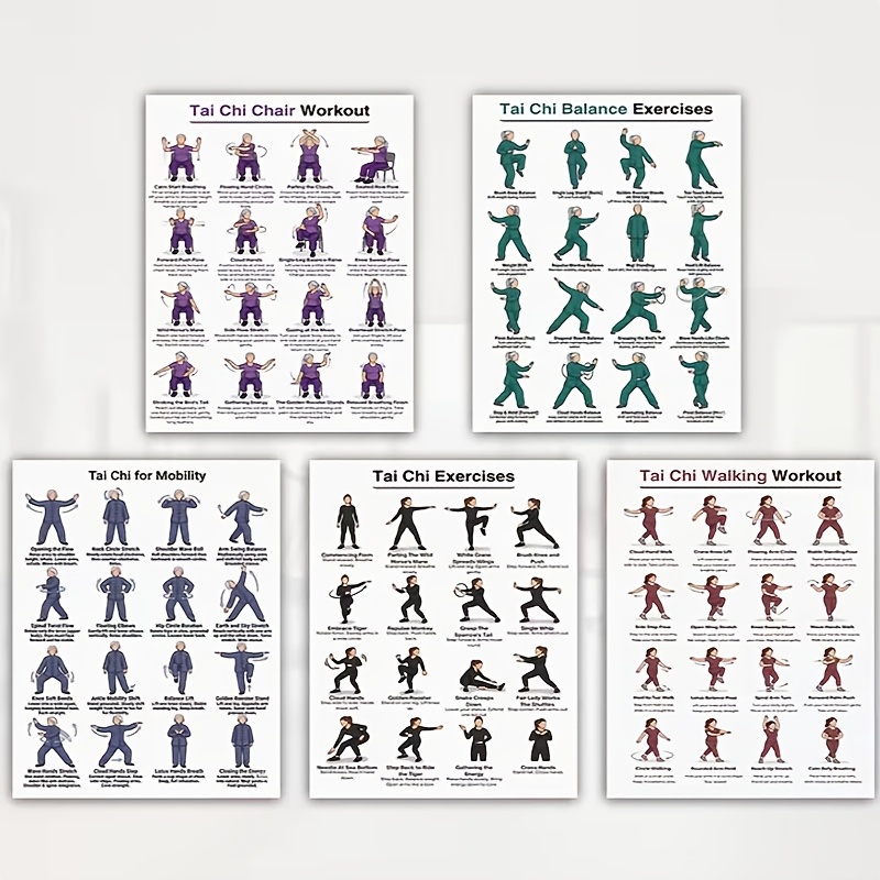 Hojas de Ejercicios de Tai Chi - Home Gym Routine reseña y precio