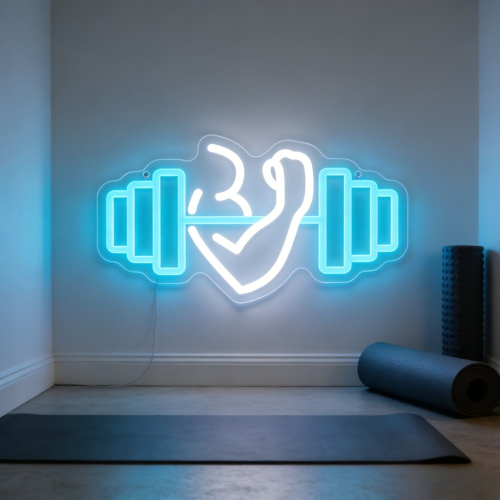 Letrero LED de Neón con Diseño - Home Gym Neon Sign reseña y precio