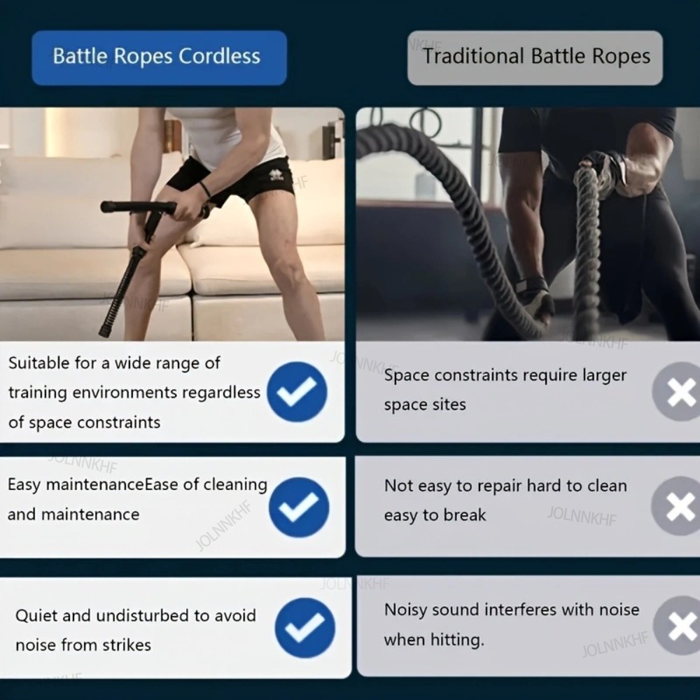 Cuerdas de Batalla Inalámbrica - Battle Rope Heavy reseña y precio