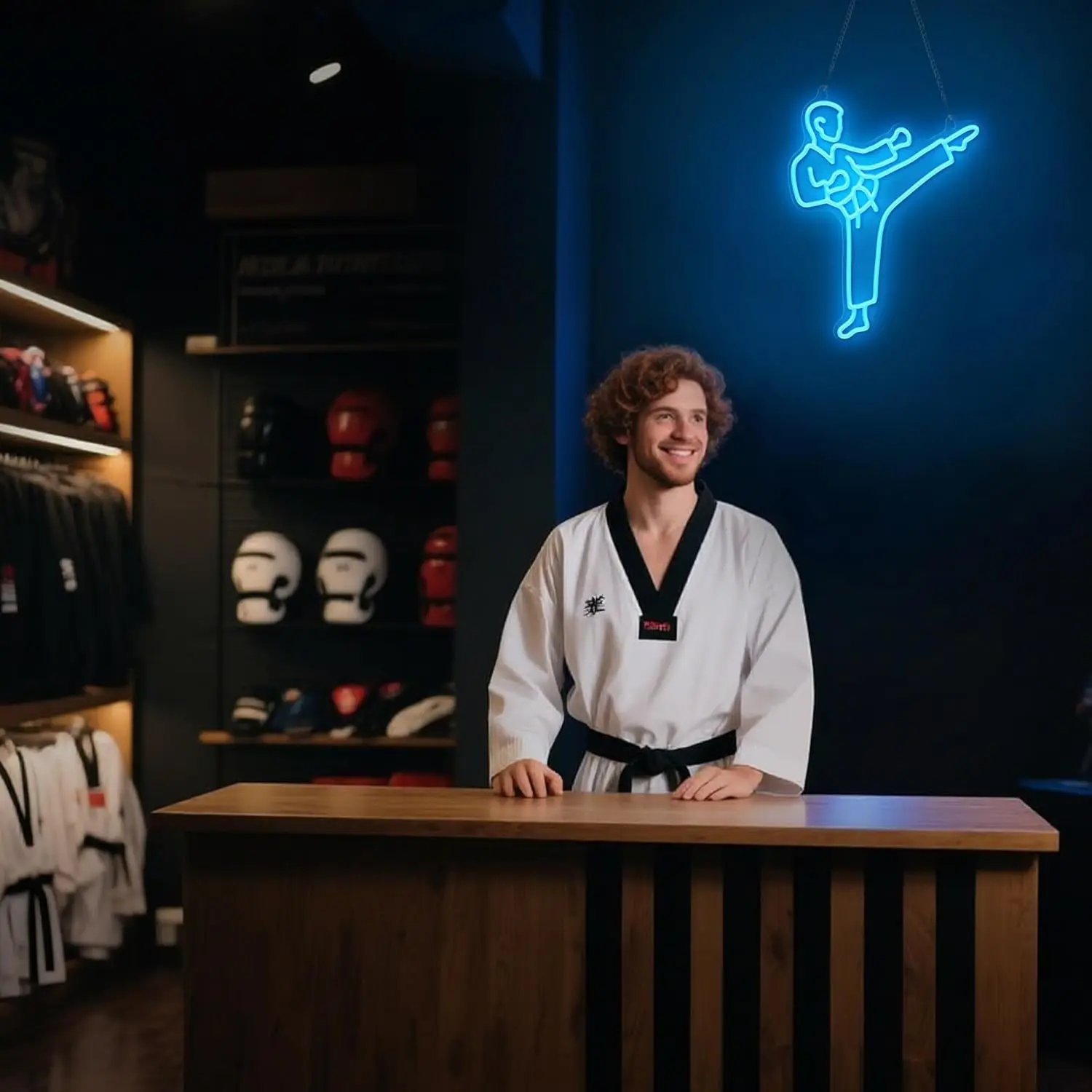 Letrero de neón con diseño de  - Home Gym Neon Sign reseña y precio